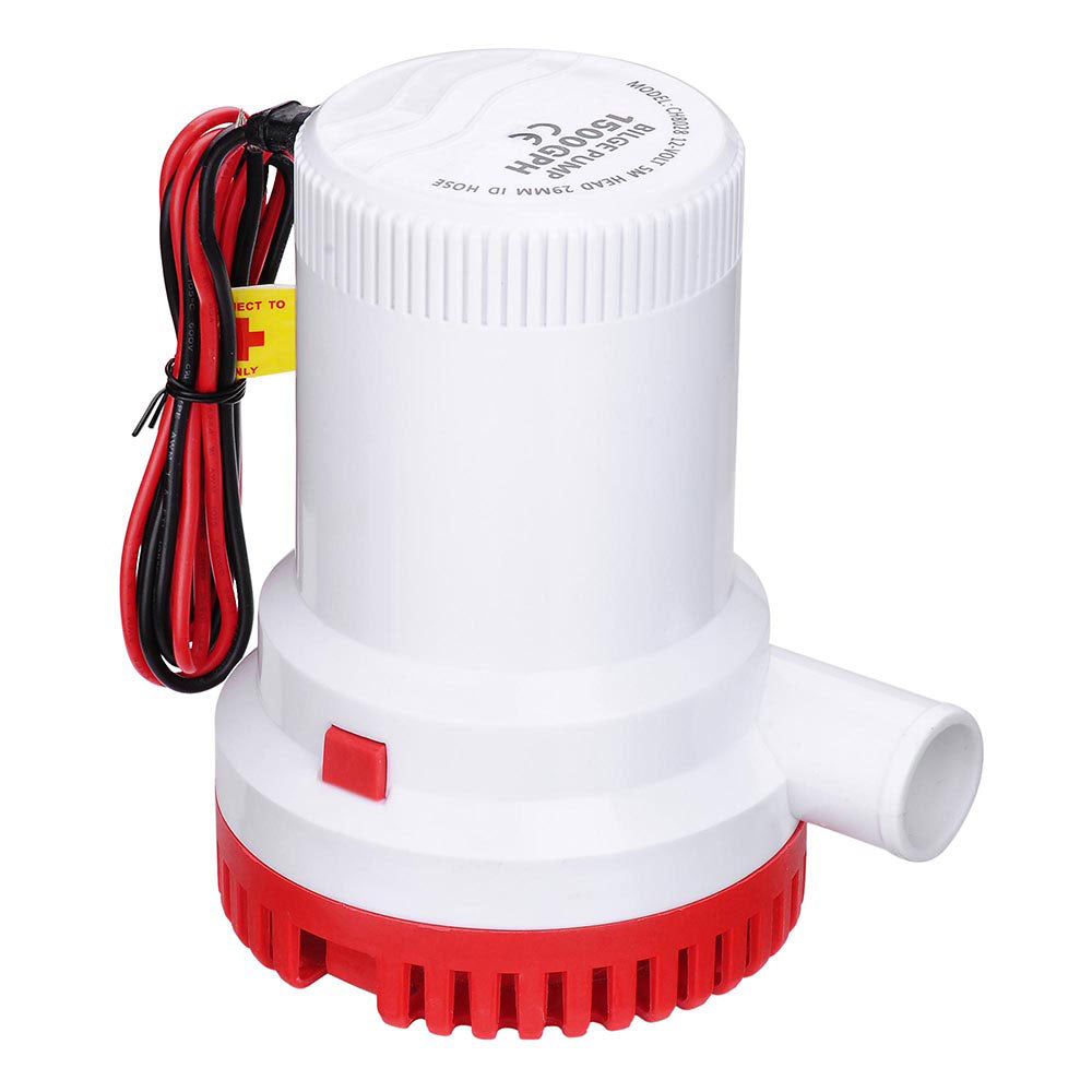  TheLAShop 12V Electric Bilge Pump Marine Boat Yacht, 1500GPH 