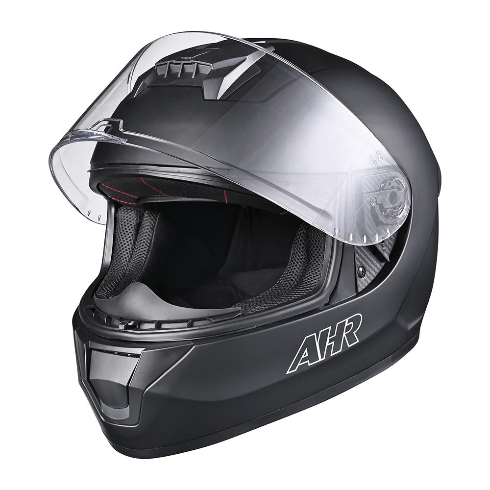  TheLAShop Motorcycle Helmet RUN-F3 Full Face Helmet DOT Matt Black 