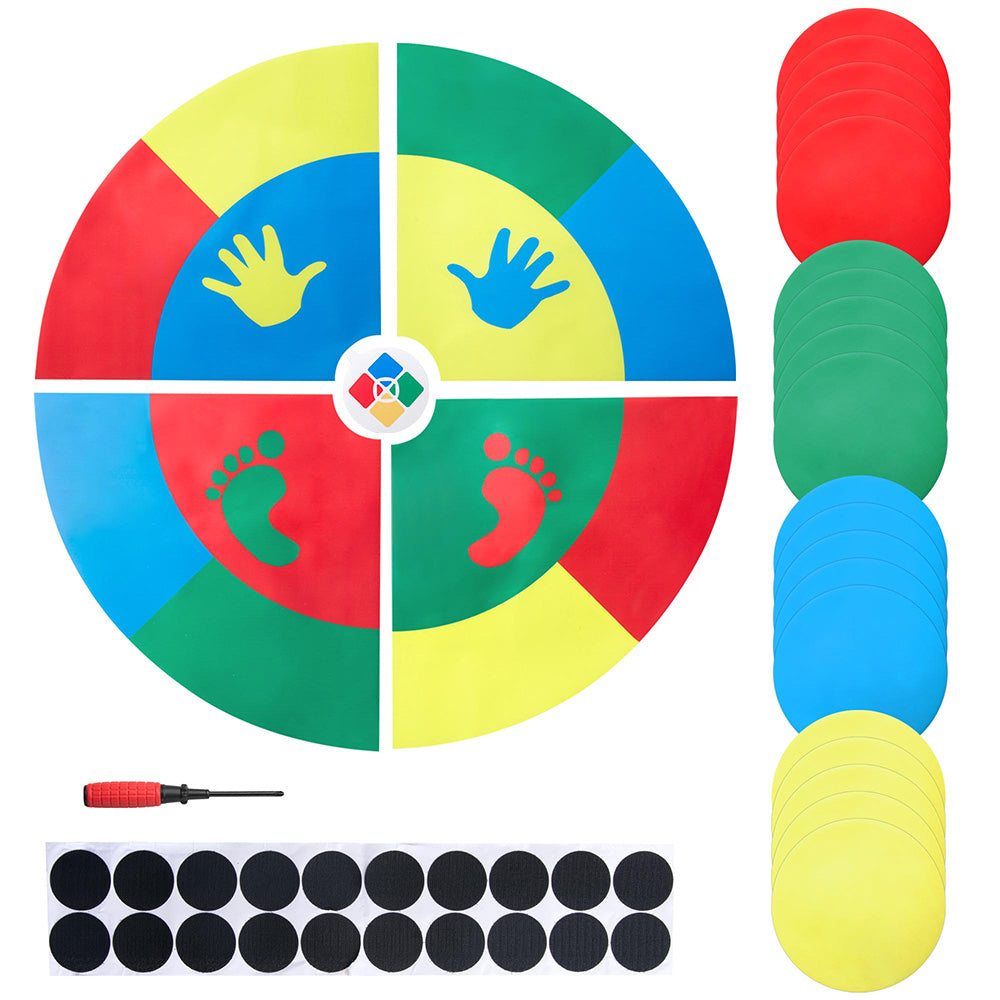  WinSpin Twister Game Template for Spin Wheel,24" 