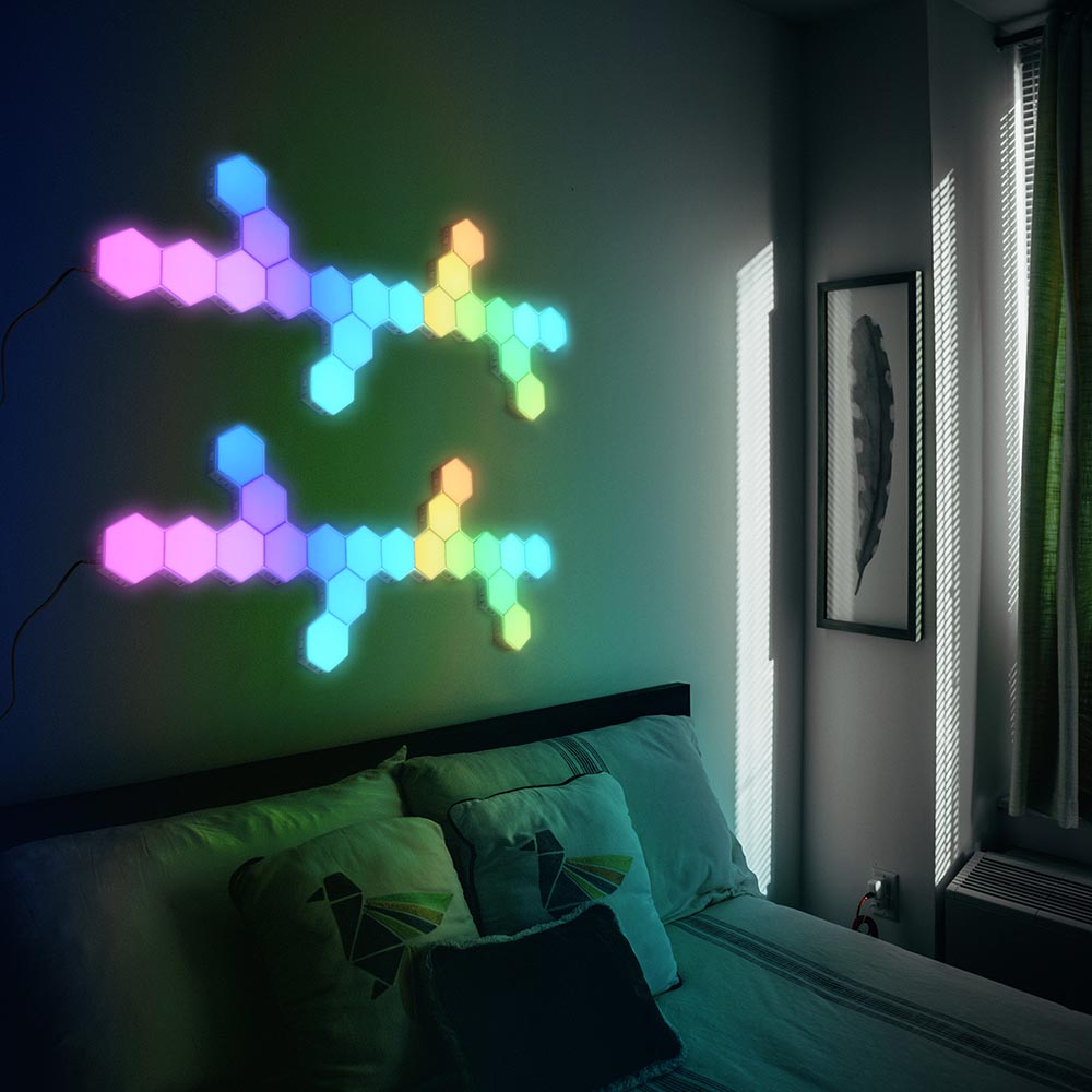  LifeSmart Touch Light Kit Wall-mounted RGB Set of 40 