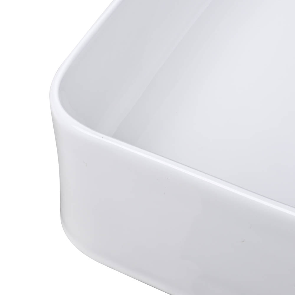 TheLAShop Bathroom Rectangular Porcelain Sink w/ Drain 23x13