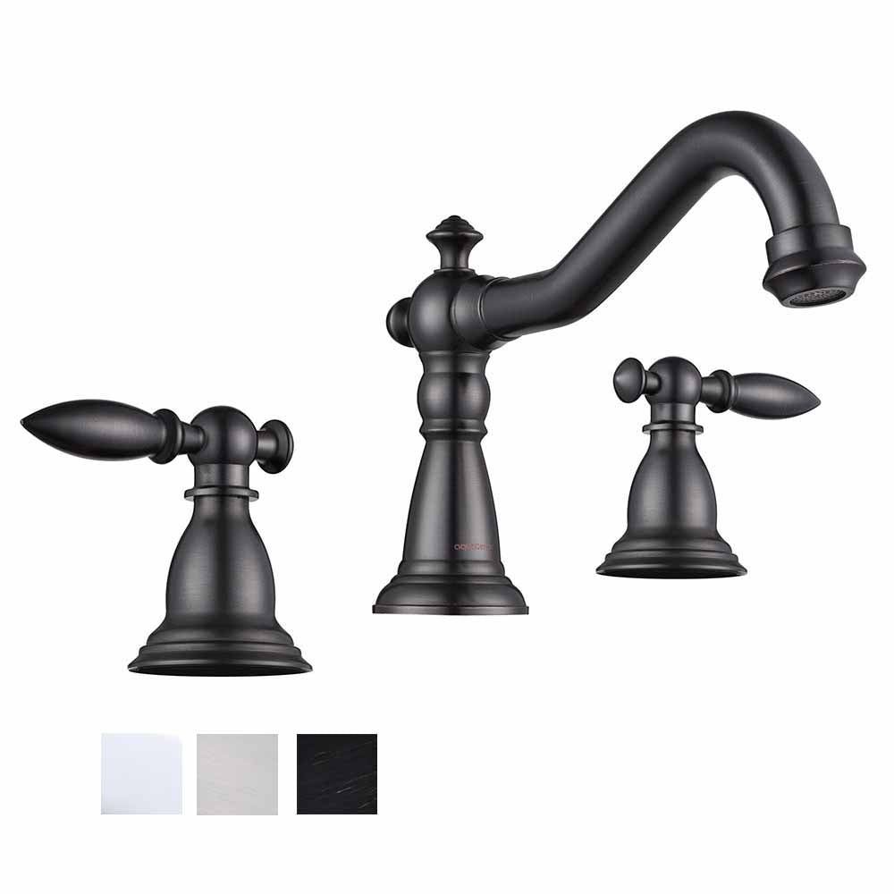  Aquaterior Widespread Bathroom Sink Faucet 2-Handle 6"H 