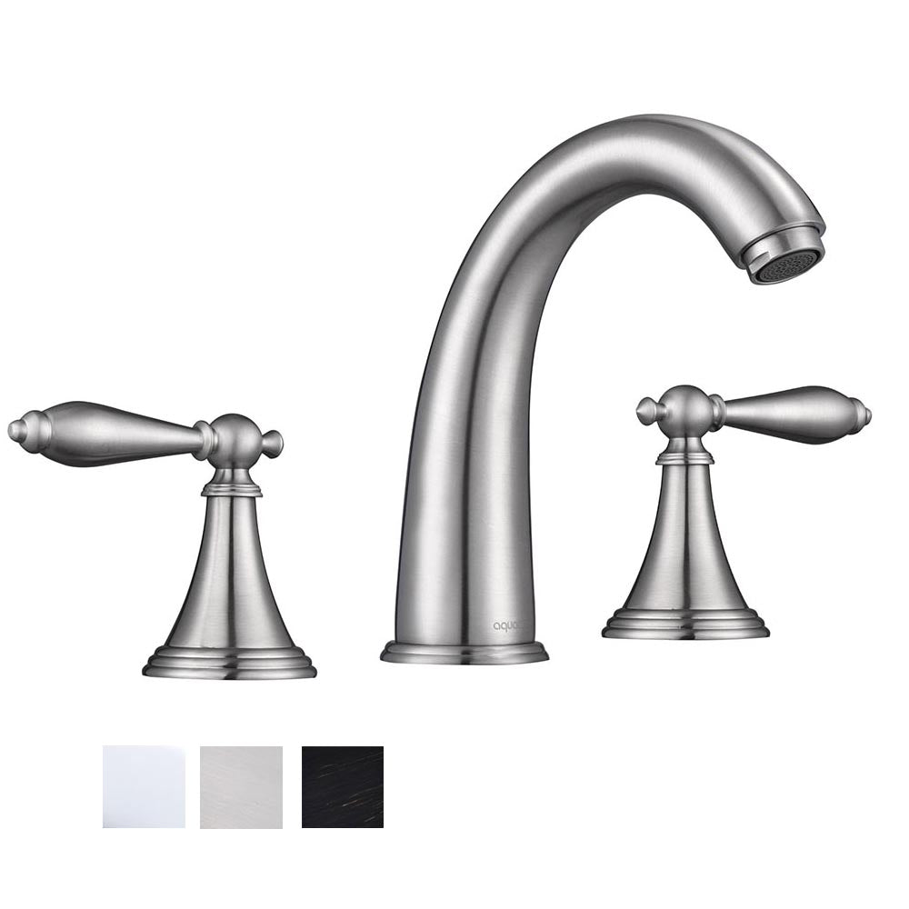  Aquaterior Widespread Bathroom Sink Faucet 2-Handle 6.7"H 