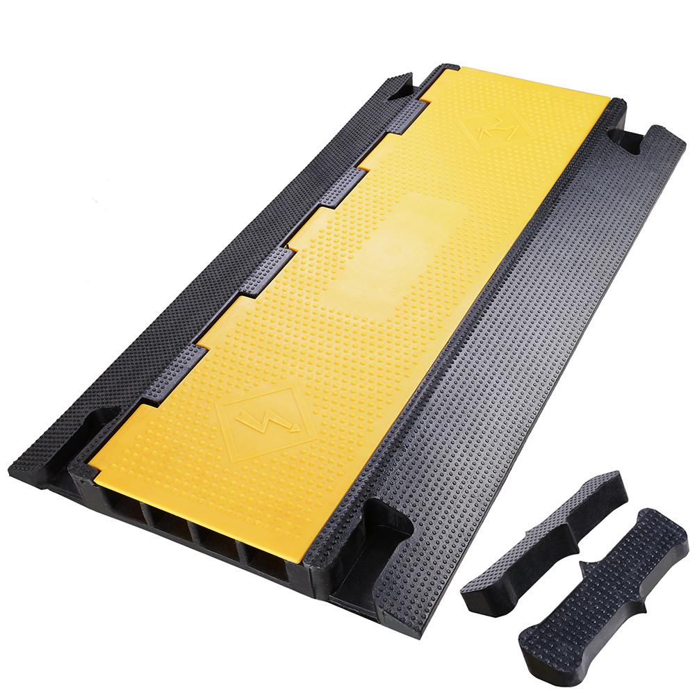  TheLAShop 4-channel Warehouse Cable Protector Ramp Traffic Wire Cover 