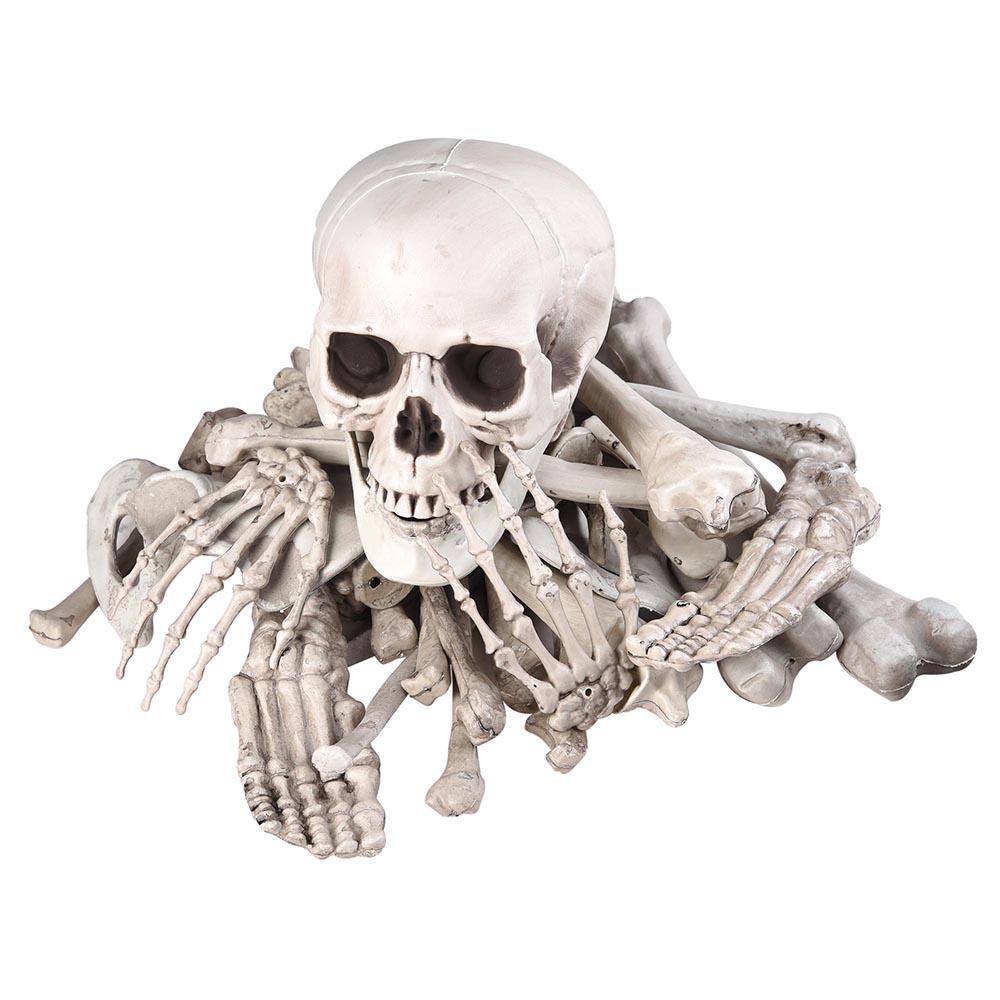  TheLAShop 28Pc Bag of Skeleton Bones Props Set Halloween Party Decor 