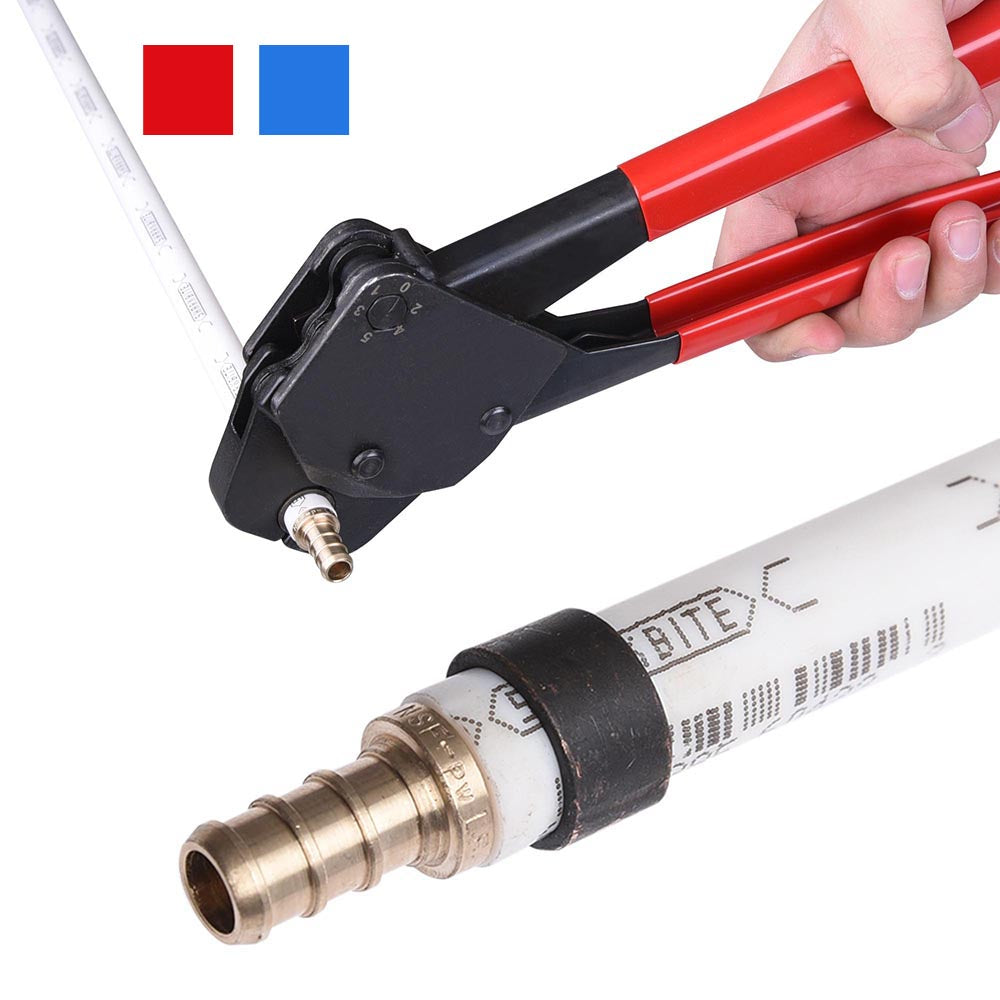  TheLAShop 3/4" PEX Crimper Crimping Tool w/ Gauge Color Optional 