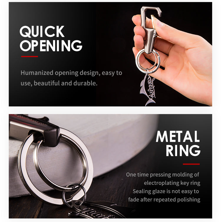 goofish Bottle Opener package knife key chain