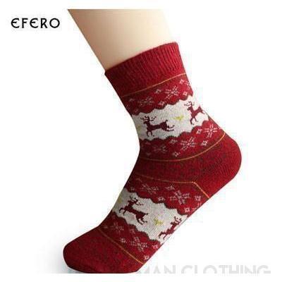 Fuzzy Warm Winter Collection Socks - 4 Colors