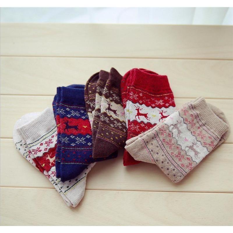 Fuzzy Warm Winter Collection Socks - 4 Colors