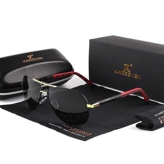 Polarized Aluminum Framed Luxury Sunglasses Collection - 6 Colors