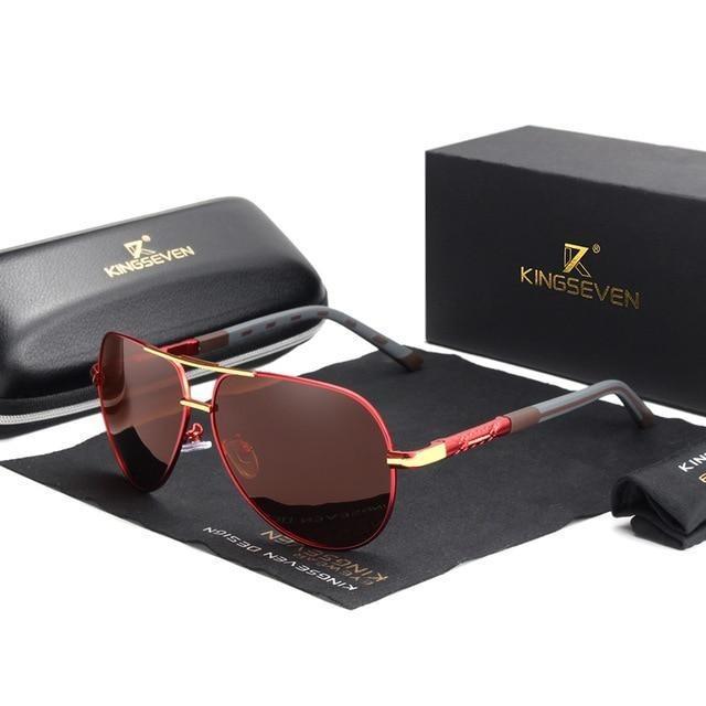 Polarized Aluminum Framed Luxury Sunglasses Collection - 6 Colors