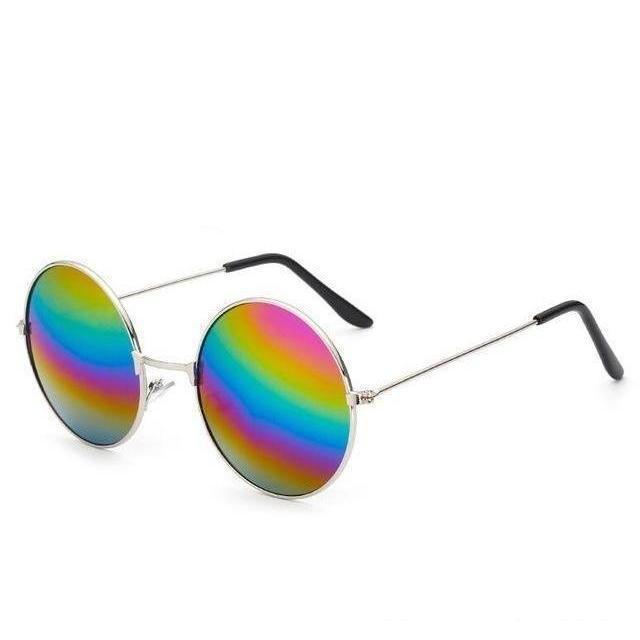 Round Retro Mirror Collection Sunglasses - 15 Colors