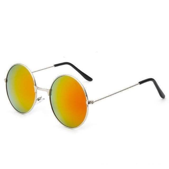 Round Retro Mirror Collection Sunglasses - 15 Colors