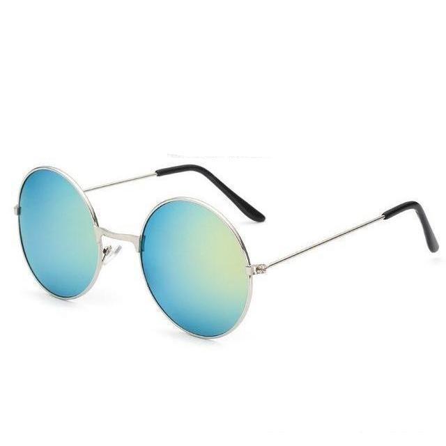 Round Retro Mirror Collection Sunglasses - 15 Colors