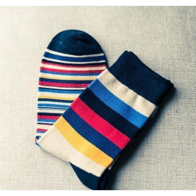 Stripey Casual Collection Socks - 5 Colors