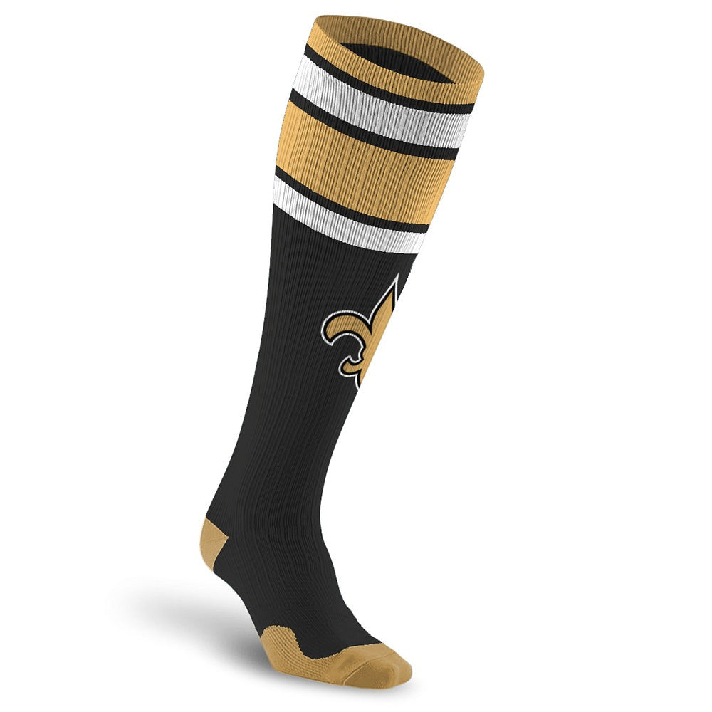 NFL Compression Socks, New Orleans Saints