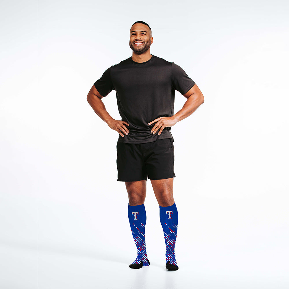 MLB Compression Socks, Texas Rangers - Scoreboard