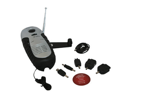 Weatherband Radio Dynamo Flashlight w/ NOAA Alert