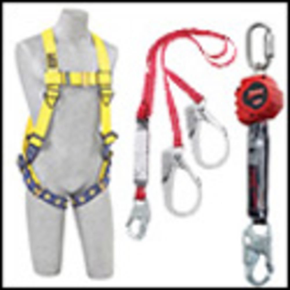 3M DBI-SALA Medium Delta Full Body Style Harness With (4) D-Ring And Tongue Buckle