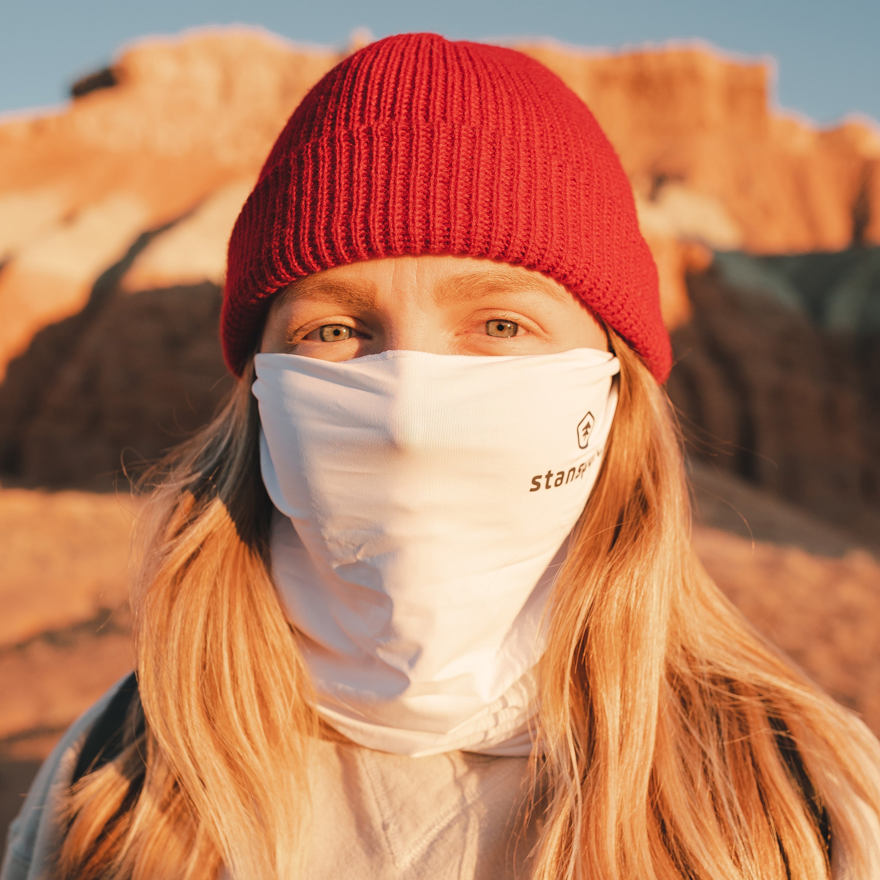 Neck Gaiter / Face Mask - White