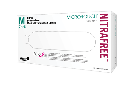 MICRO-TOUCH? NITRAFREE? PINK DISPOSABLE GLOVES