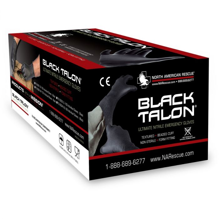 Black Talon Nitrile Gloves