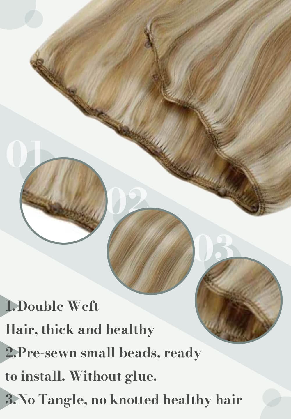 #18 613 the most popular hair color can be selected in many hair colors human hair extensions