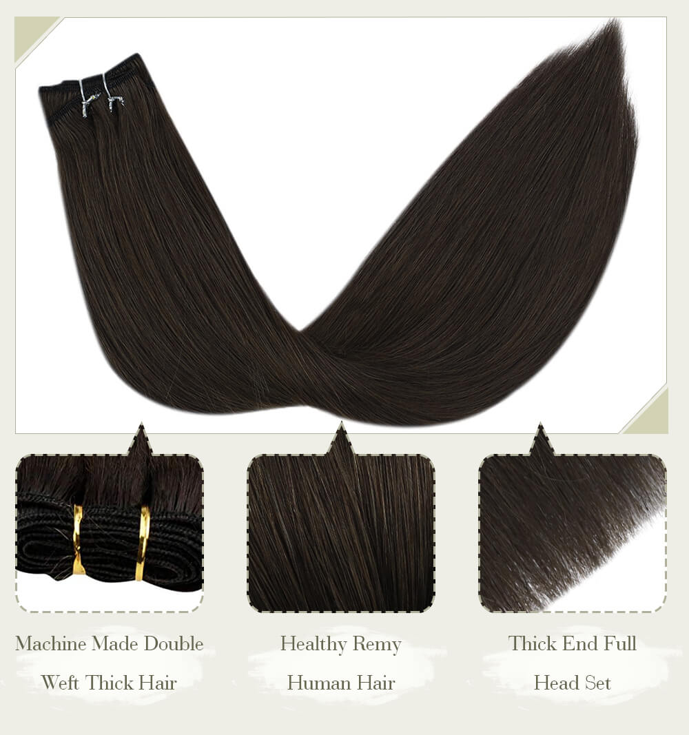olid blonde hair fading color machine made double weft thick hair healthy remy human hair thick end full head set