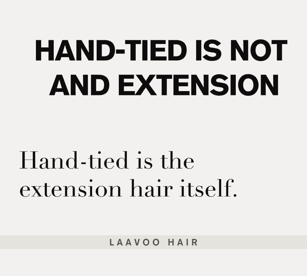 What is hand tied bundles