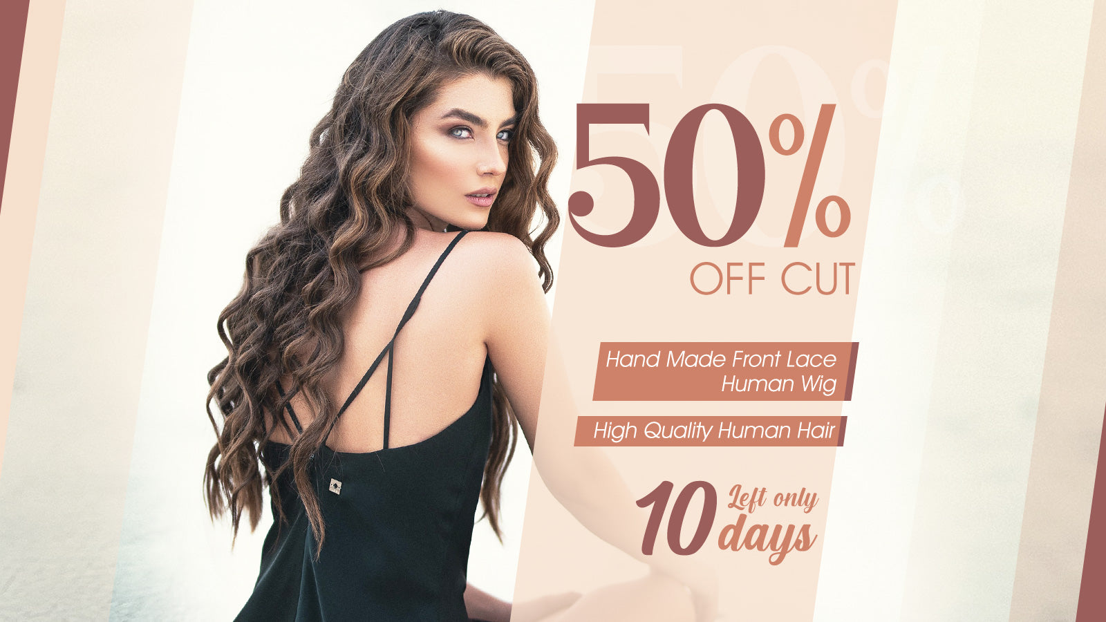 remy human hair wig front lace wig on promotion