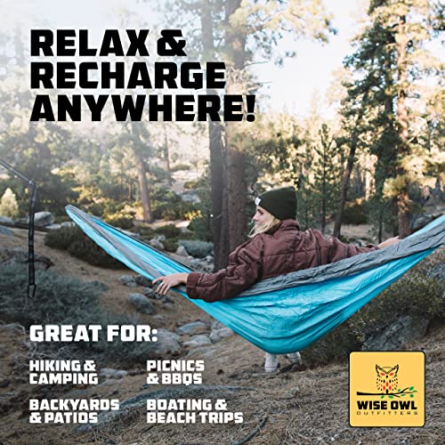 Wise Owl Outfitters Hammocks - Lightweight & Portable for Backpacking or Travel