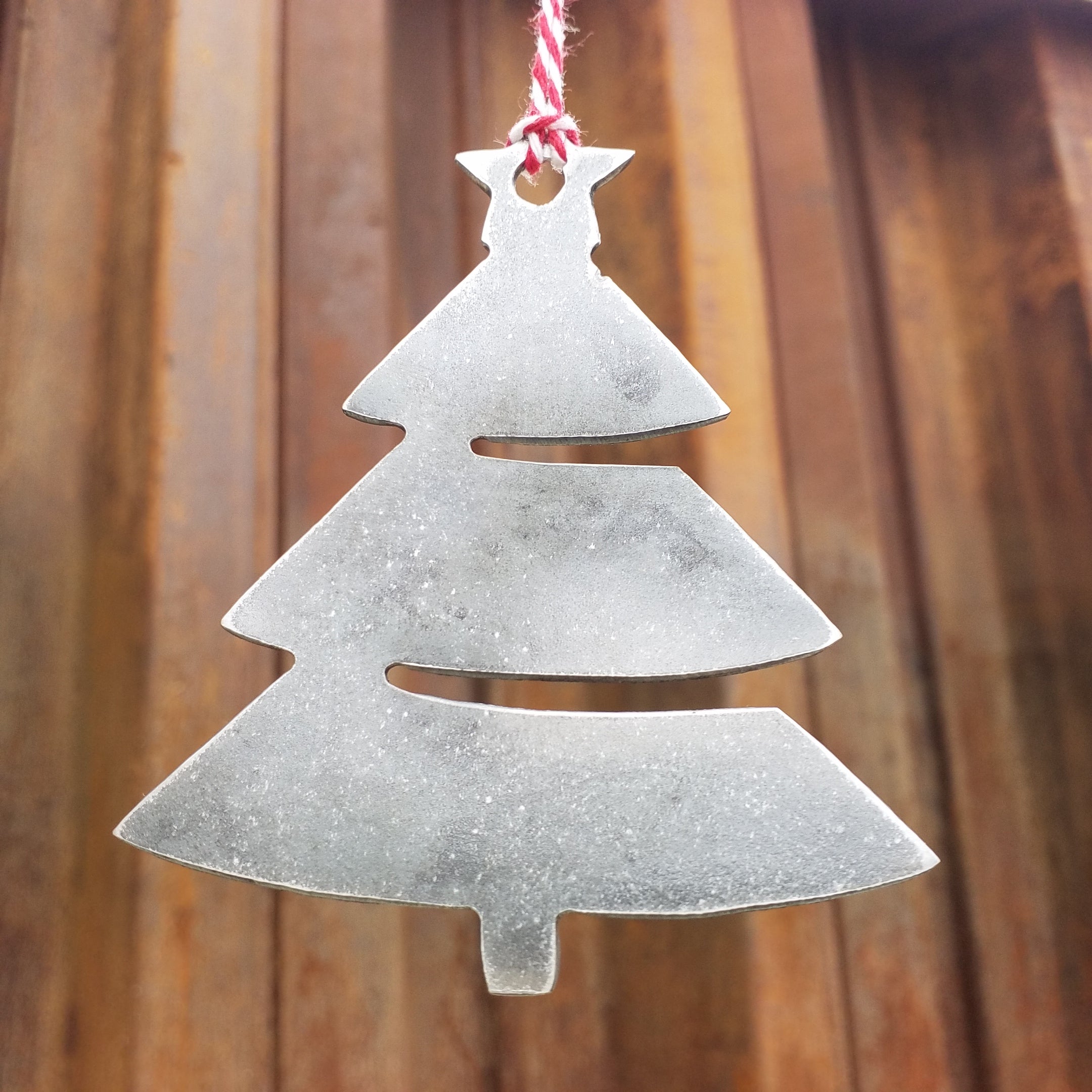 Christmas Tree Ornament - FREE SHIPPING, Stocking Stuffer, Holiday Gift, Tree, Star