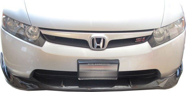  06-08 HONDA CIVIC 4DR SI MUGEN FRONT LIP W/ CARBON FIBER 