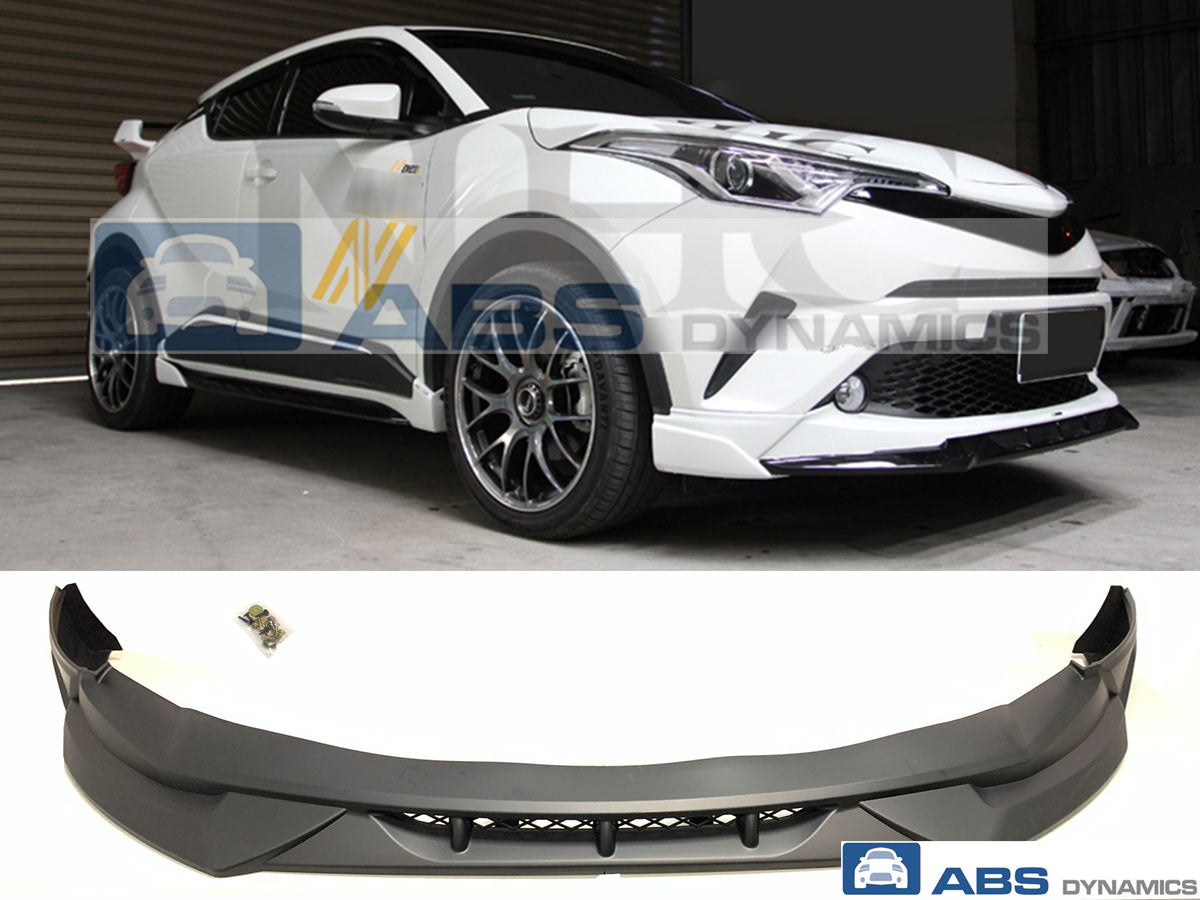  18-19 TOYOTA JDM CHR CH-R NOB STYLE JDM FRONT LIP PP PLASTIC UNPAINT 