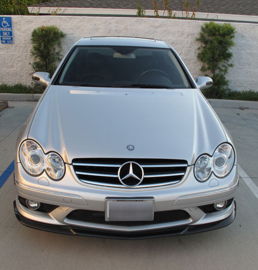  08-10 MERCEDES CLK550 W209 AMG STYLE CARBON FIBER FRONT LOWER SPOILER 