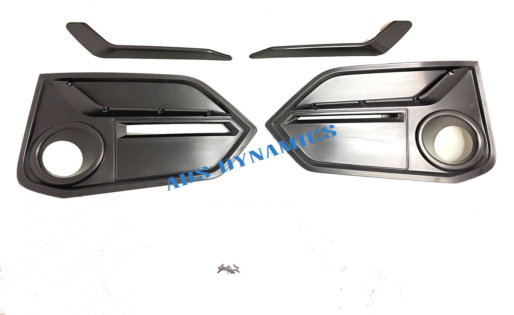  16-21 HONDA CIVIC 2020 STYLE TYPE-R FRONT FOGLIGHT GRILL COVER WITH SPEAR REPLACEMENT (NOT FOR OEM BUMPER) 