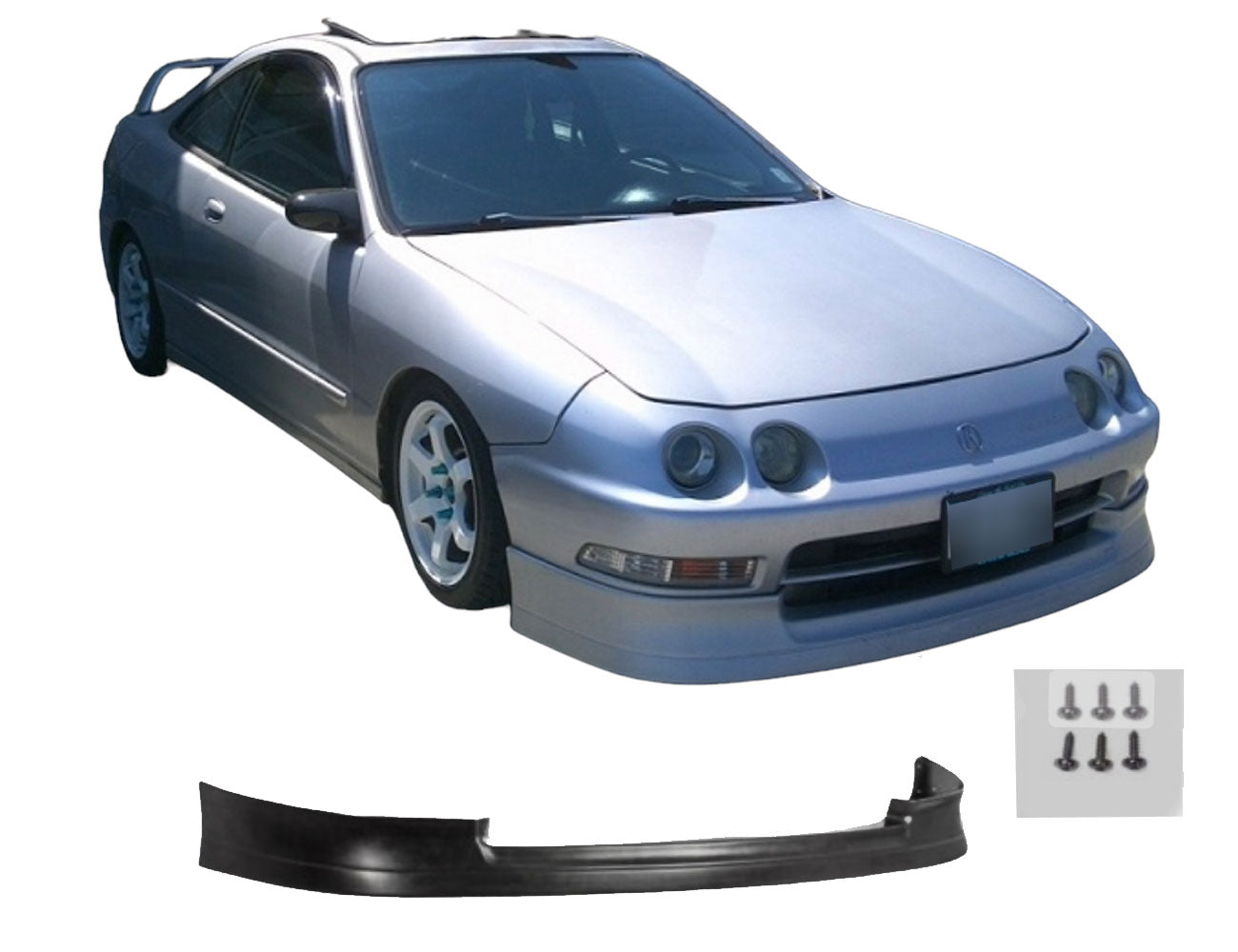  94-97 ACURA INTEGRA MUGEN 2 STYLE FRONT LIP PP UNPAINT 