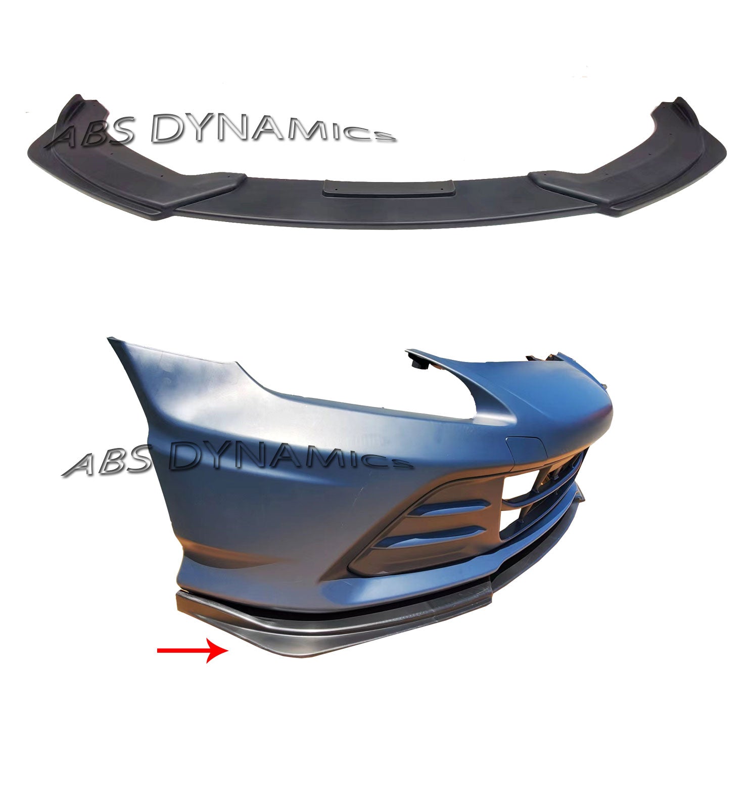  Front Bottom Splitter PP For 00-09 HONDA S2000 20th Anniversary Style Front Bumper Use 