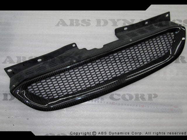  09-10 GENESIS 2D RS FRONT UPPER GRILL CARBON FIBER 