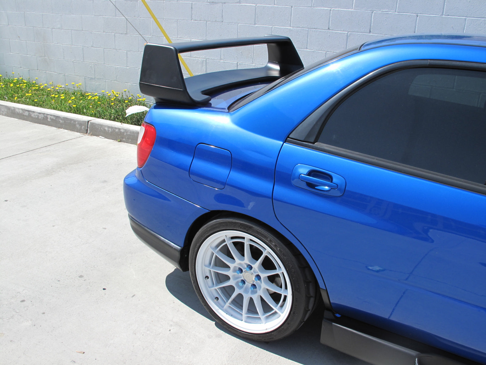  02-07 SUBARU IMPREZA WRX STI STYLE TRUNK SPOILER ABS 