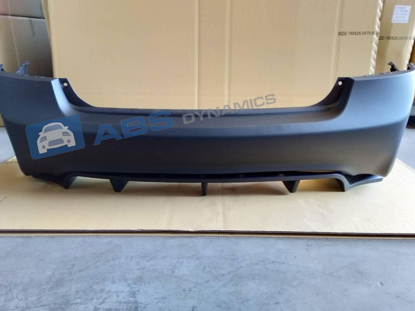  06-11 Honda Civic 4dr JDM Type-R Rear Bumper with Diffuser J's Style Unpaint Plastic 