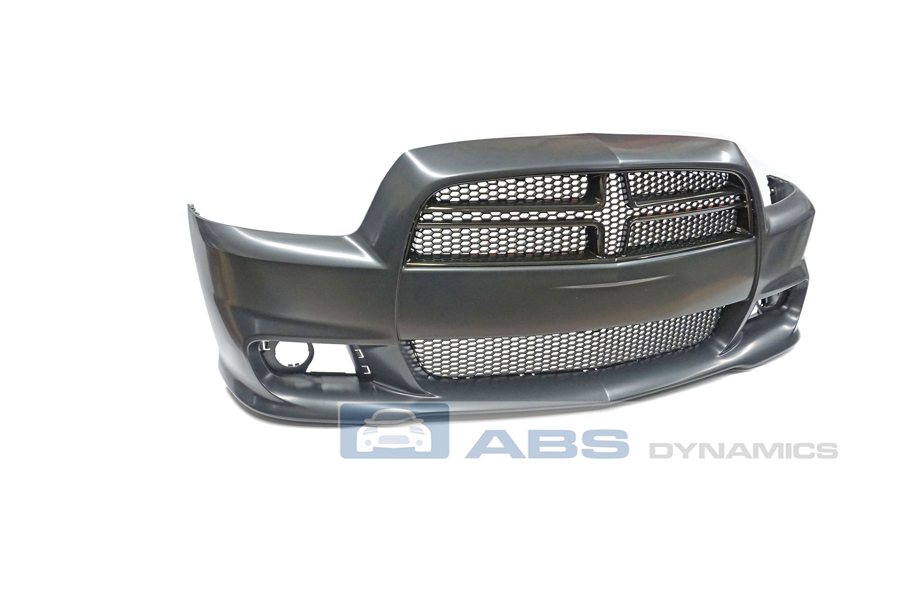  11-14 DODGE CHARGER SRT-8 HELLCAT STYLE FRONT BUMPER W/ GRILL W/ FOGLIGHT COVERS 