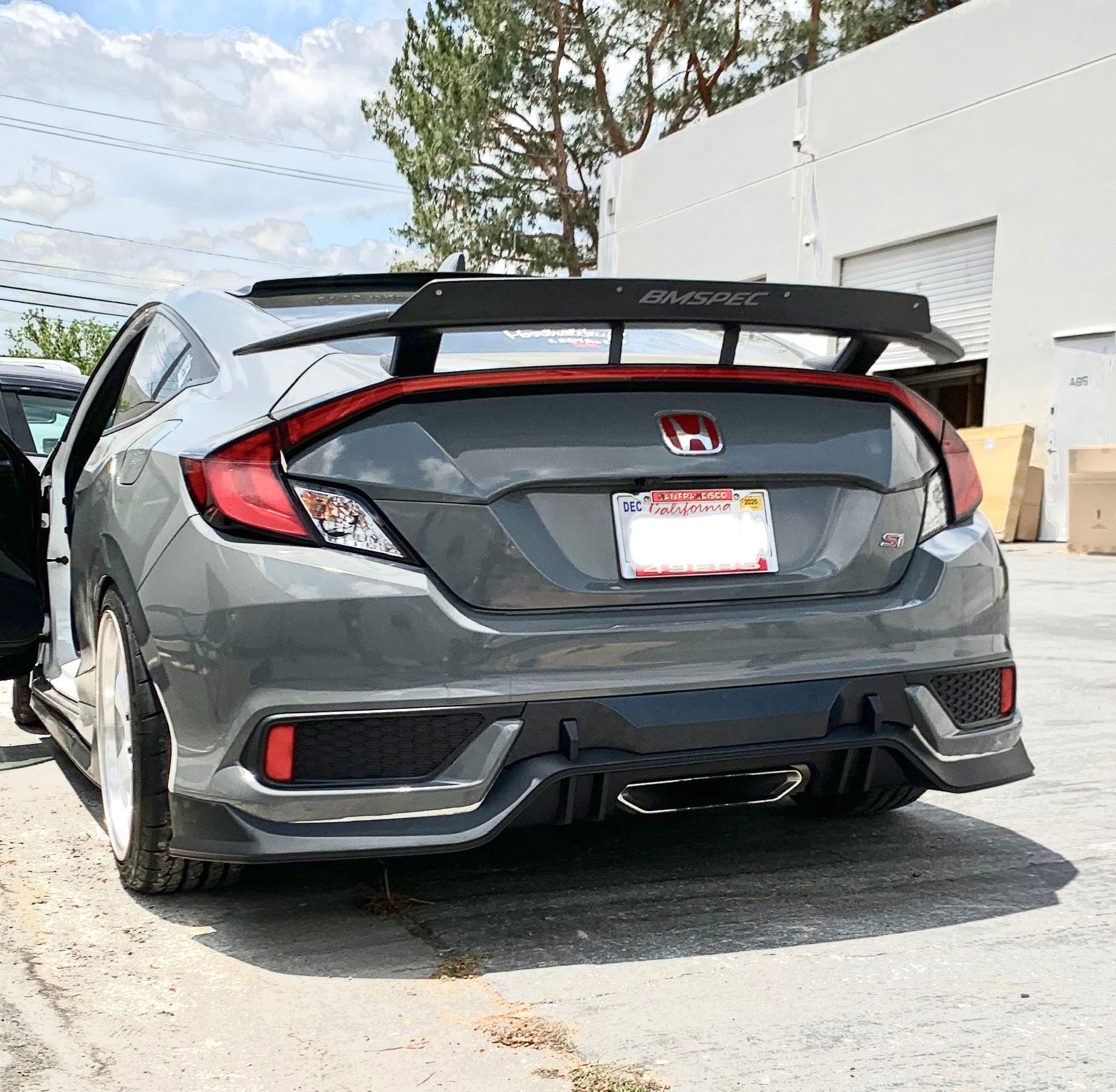  16-20 HONDA CIVIC 10 GEN 2D ALL TYPE-R STYLE REAR DIFFUSER PP UNPAINT 