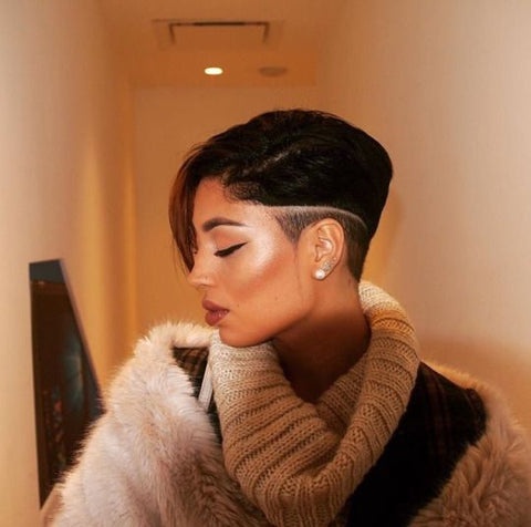 Undercut Pixie Cut Hairstyles for African American
