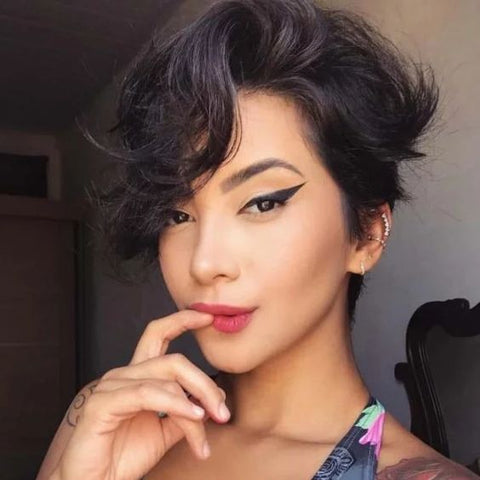 Wavy Pixie cut Hairstyle