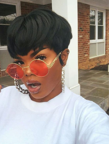 Black Pixie Cuts