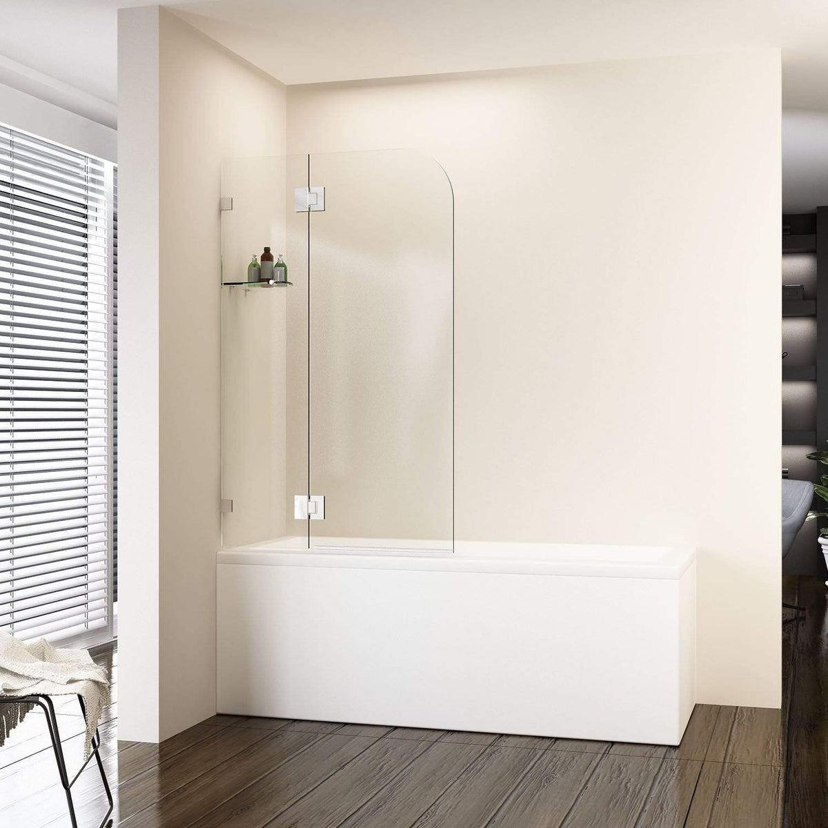 corner shower screen