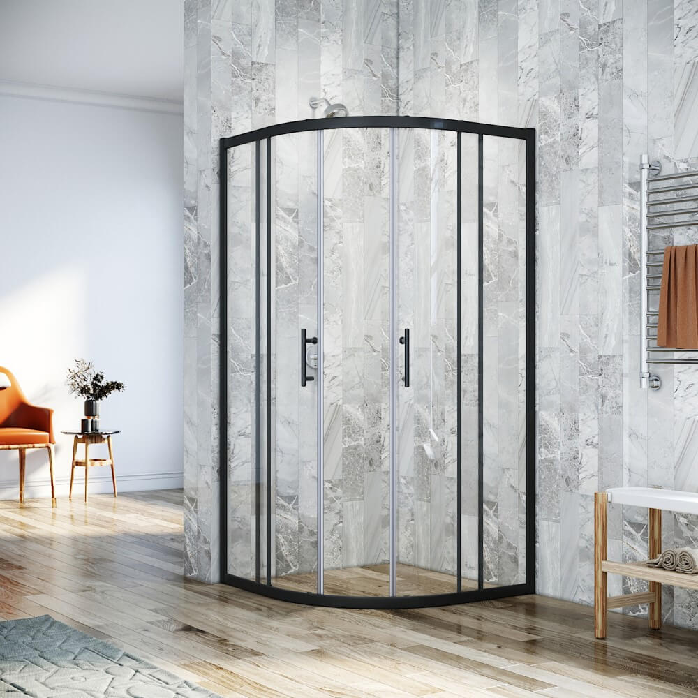 corner shower screen