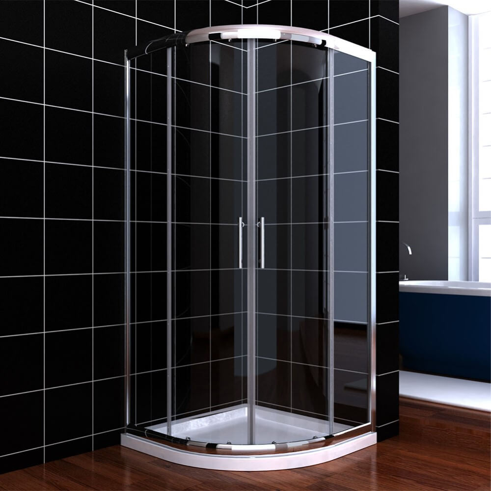 corner sliding shower screen