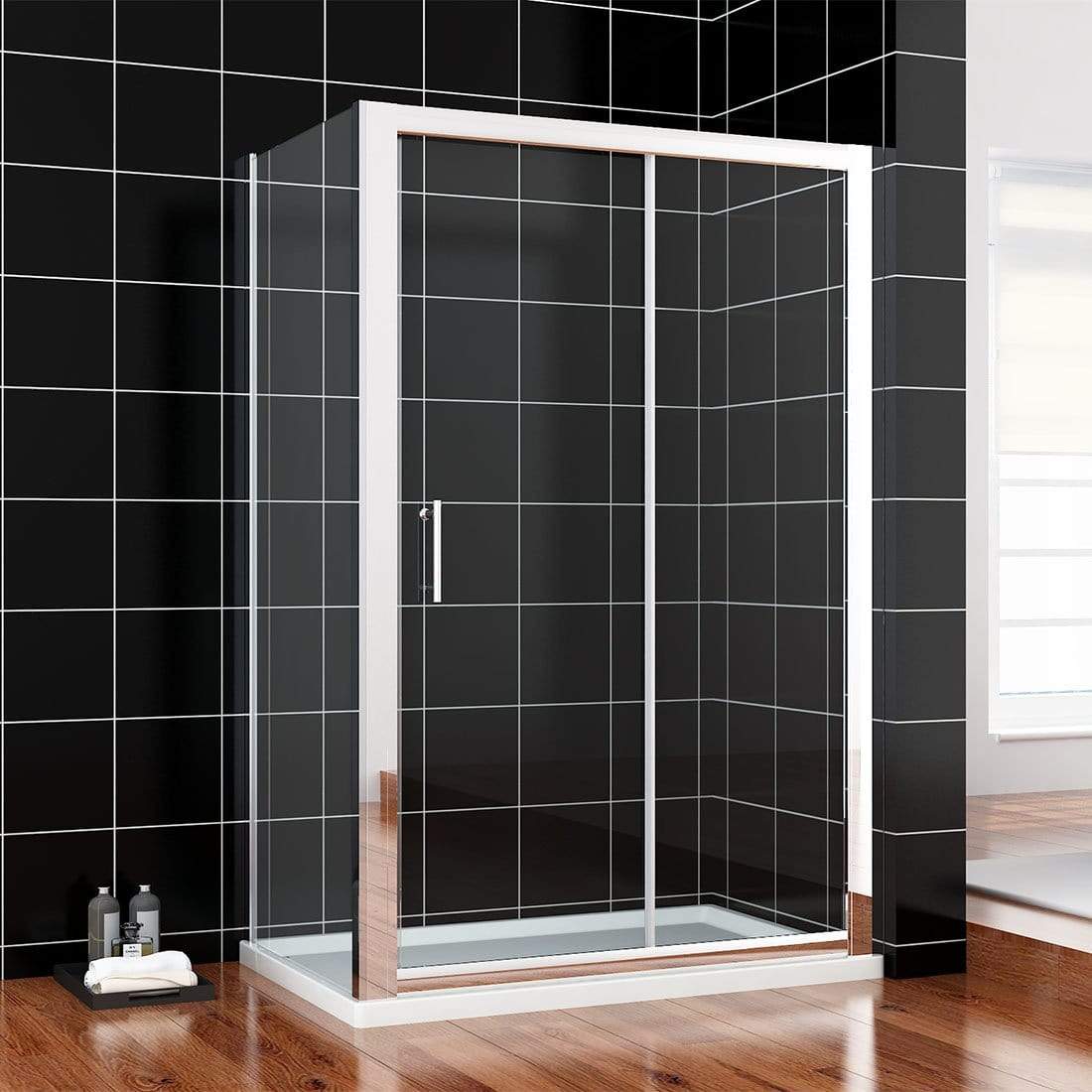 corner shower screen